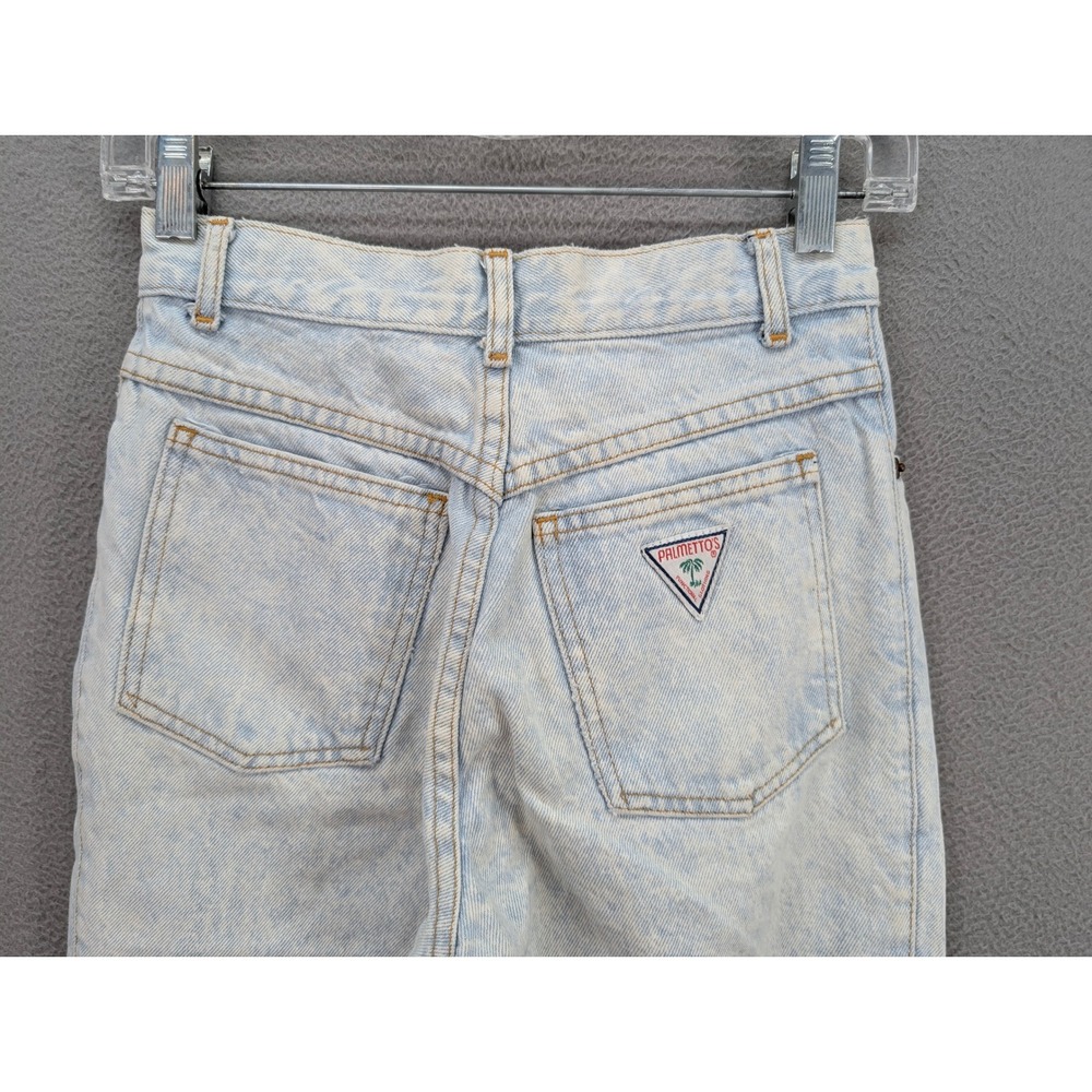 Vintage Palmettos High Waist Mom Jeans Light Wash Denim Size 5 Women's Cotton - Picture 4 of 14